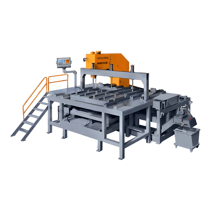 G5350/110-260 G5360/40-100 CNC tračna pila s velikom brzinom rotacije, servo motor, hidraulika